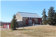 Front of Upland Barn with Christmas Tree in the foreground