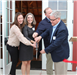 UUT Supervisors and Manager cut the ribbon at the Barn