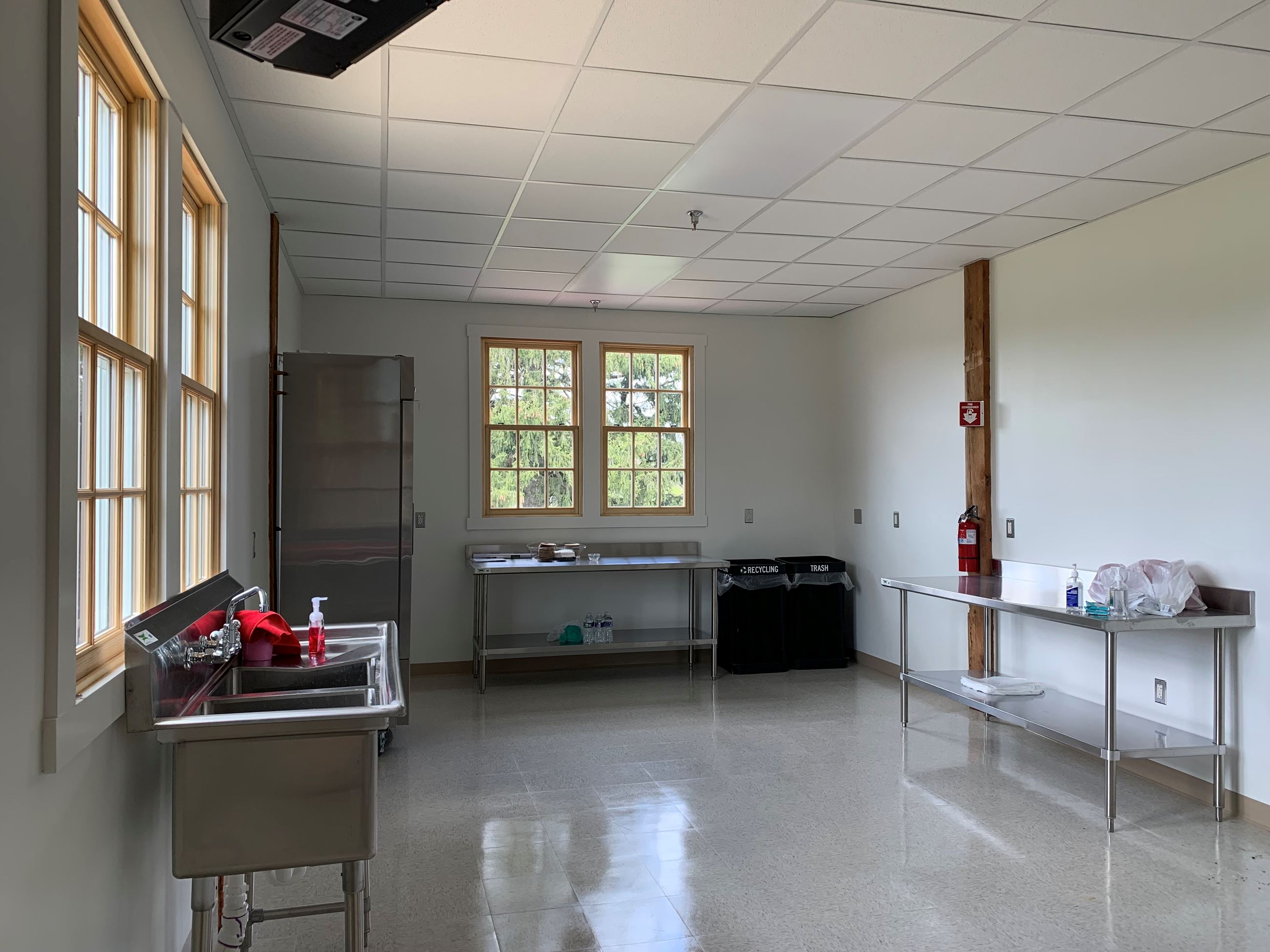 Upland Barn Interior - Food Staging Area