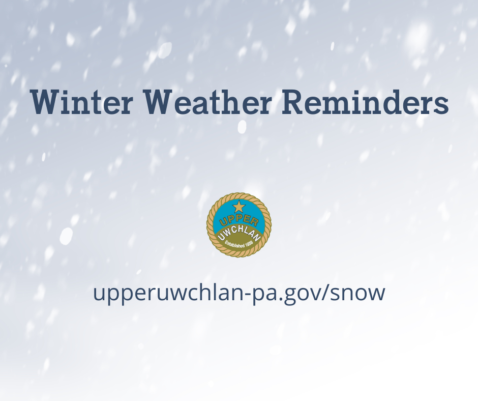 Winter Weather Reminders (Facebook Post)