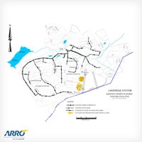 Map of Lakeridge treatment facility