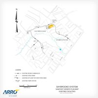 Map of Saybrooke facility and subdivision